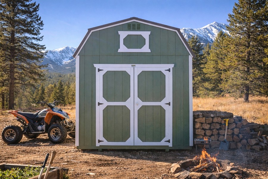 'The High Country Hideout' 10x12 Lofted Barn